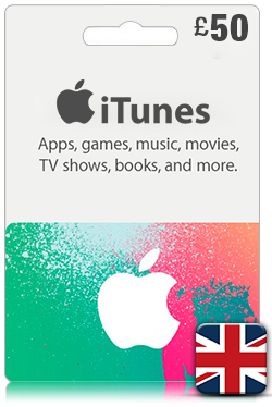 iTunes Gift Card 50 GBP- UK