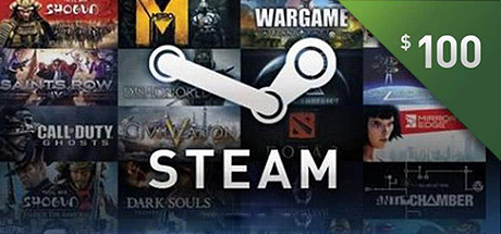 Steam 100 USD Top UP