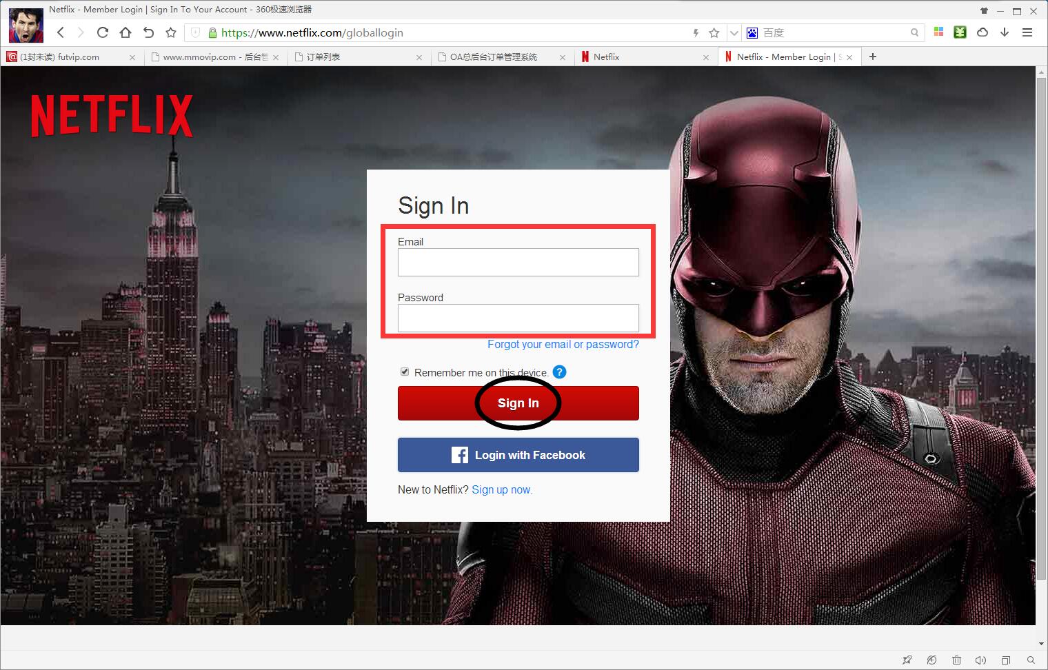 How To Login A Netflix Account
