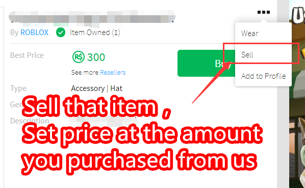 How To List Item In Roblox - how to see what you boufht roblox