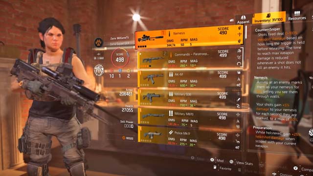 The Division 2 Guide How To Get The Nemisis Exotic Sniper Rifle - pro gave his most powerful weapon roblox dungeon quest youtube