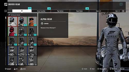 create character in forza 7 create character in forza 7